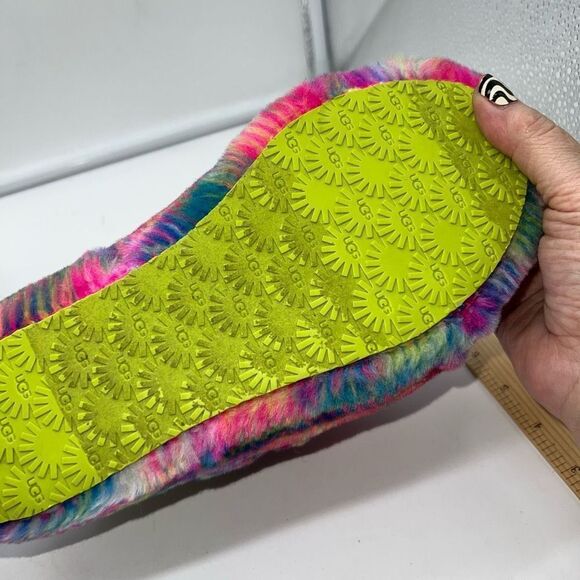 Ugg Fluff Yeah Pixelate Multicolor Slipper - Picture 4 of 9